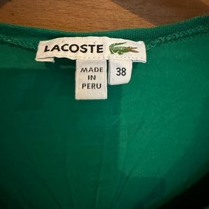 Women’s Lacoste long sleeve shirt